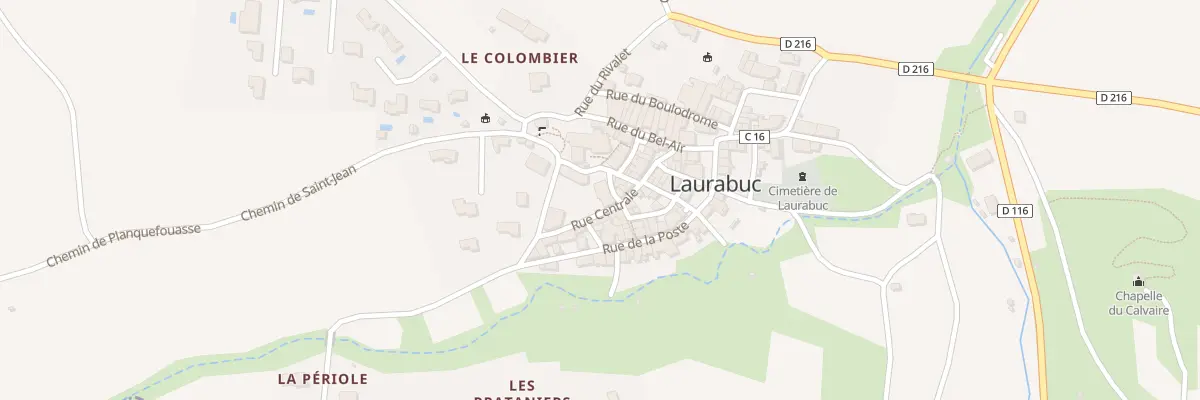 Plan du 58 Rue Centrale à Laurabuc
