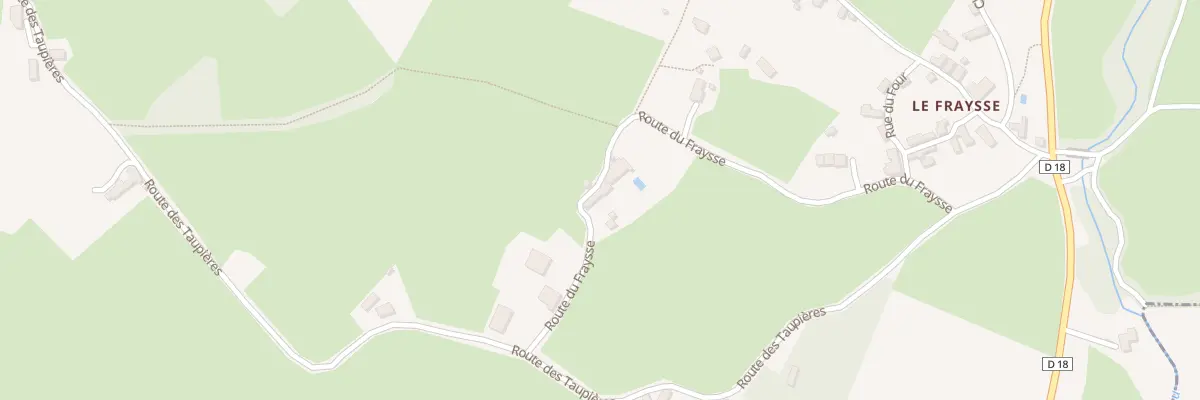 Plan du 379 Rte du Fraysse à Lissac-et-Mouret