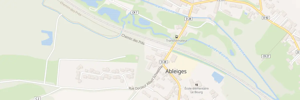 Plan du 2 Che des Pres à Ableiges