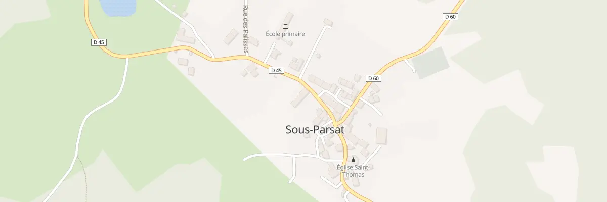 Plan du 17 Rue des Palisses à Sous-Parsat