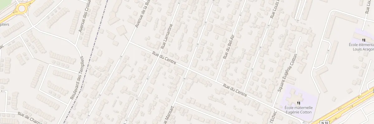 Plan du 28 Rue Pierre Curie à Trappes