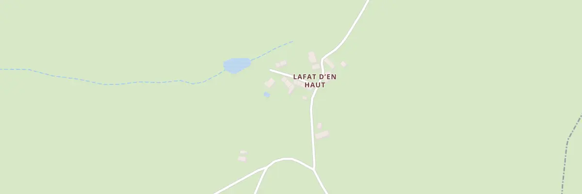 Plan du 3 Lafat d’En Haut à Nouziers