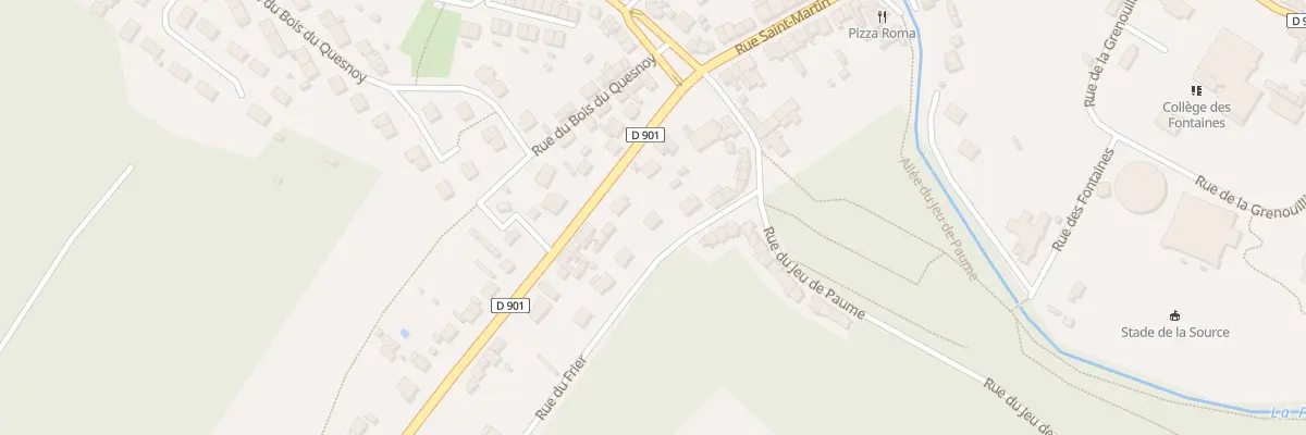Plan du 10 Rue du Frier à Poix-de-Picardie