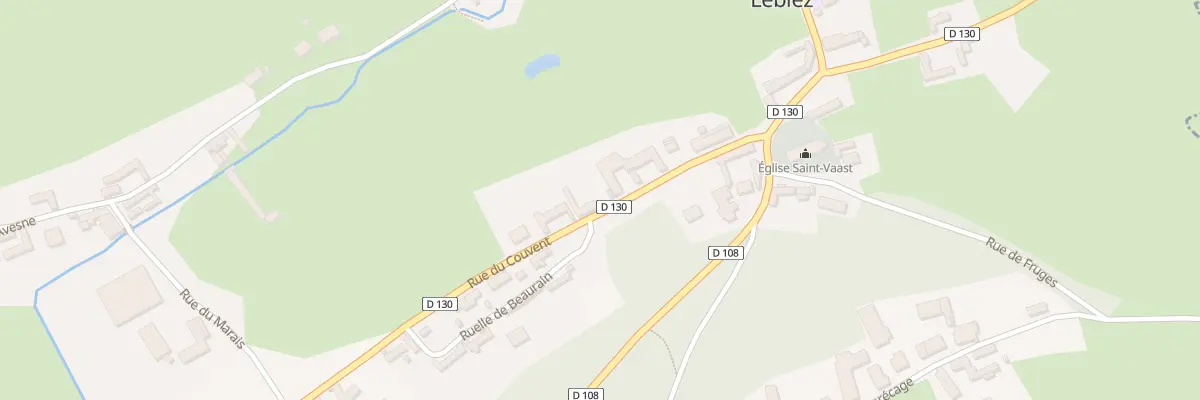 Plan du 55 Rue du Couvent à Lebiez