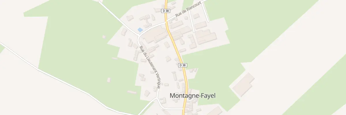 Plan du 48 Rue du Maréchal Leclerc à Montagne-Fayel