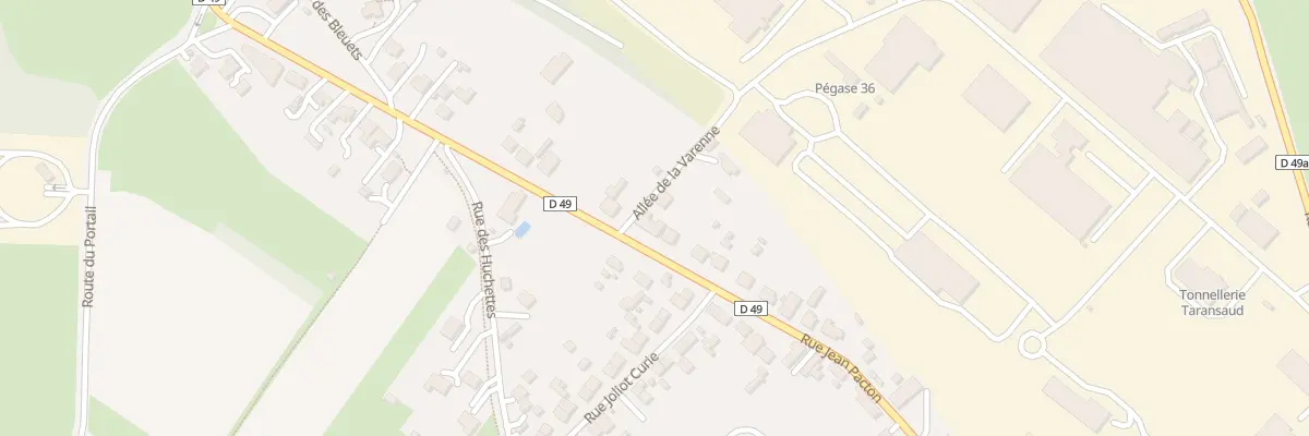 Plan du 12 Rue Jean Pacton à Montgivray
