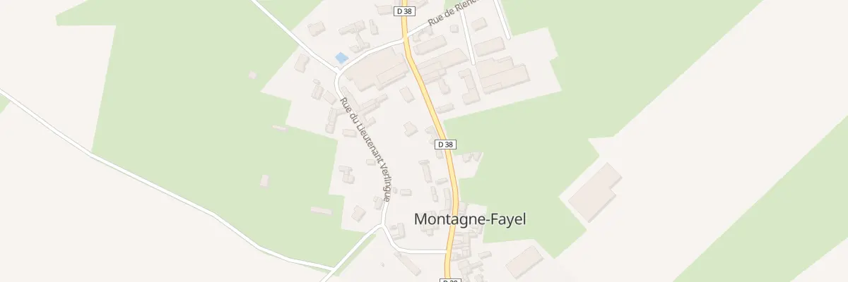 Plan du 46 Rue du Maréchal Leclerc à Montagne-Fayel