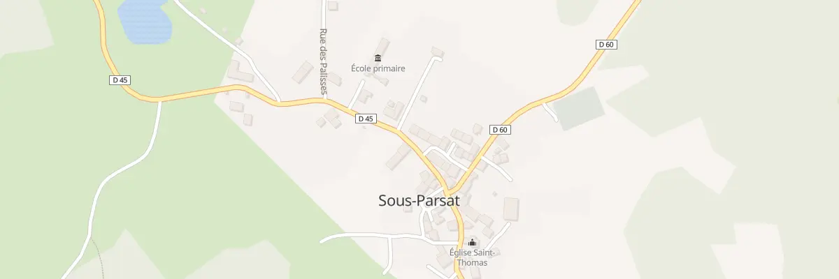 Plan du 5088 Le Bourg à Sous-Parsat