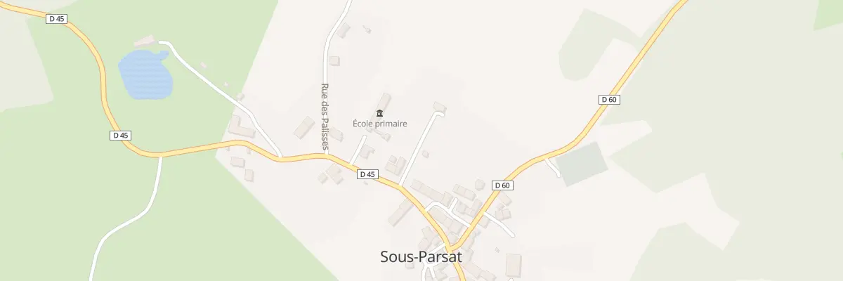 Plan du 20 Rue des Palisses à Sous-Parsat