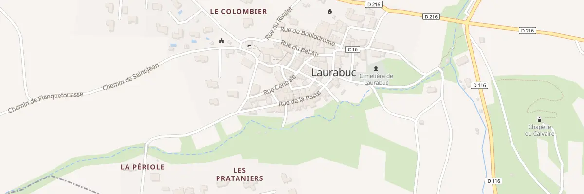 Plan du 30 Rue de la Poste à Laurabuc