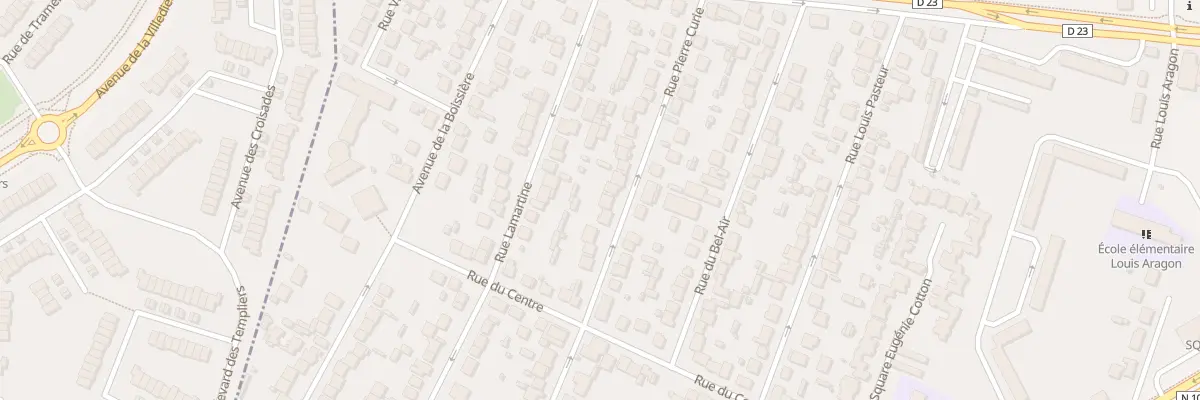Plan du 22 Rue Pierre Curie à Trappes