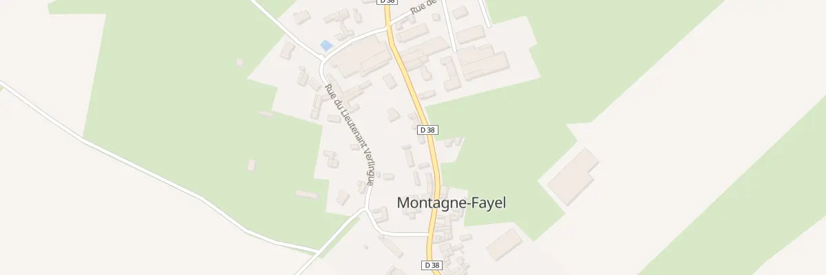 Plan du 44 Rue du Maréchal Leclerc à Montagne-Fayel