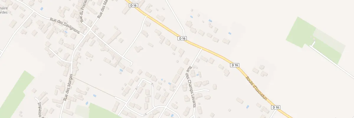 Plan du 22 Rte d’Issoudun aux Bordes