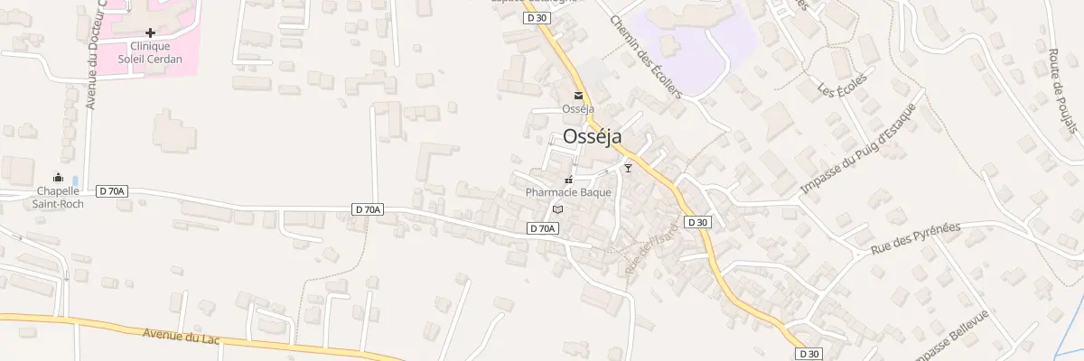 Plan du 190 Osseja Ouest à Osséja