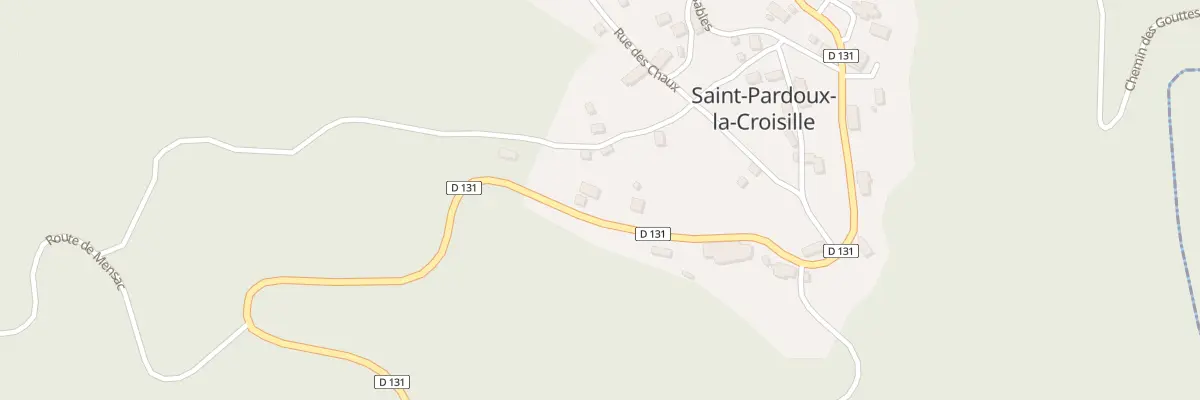 Plan du 5009 Le Bourg à Saint-Pardoux-la-Croisille