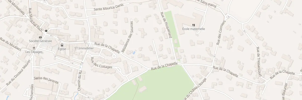 Plan du 13T Rue de la Chapelle à Orgeval