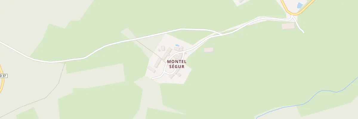 Plan du 2 Montel Segur à Vallière