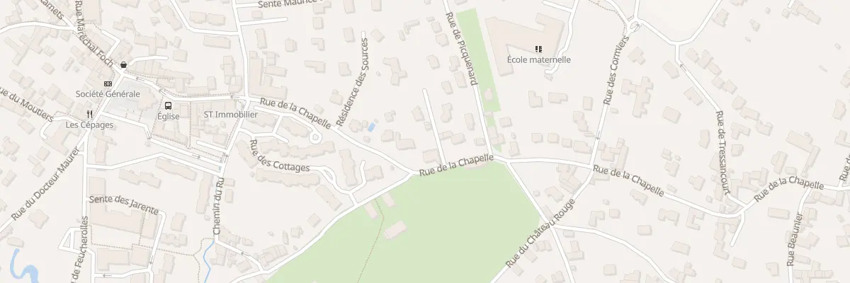 Plan du 321 Rue de la Chapelle à Orgeval