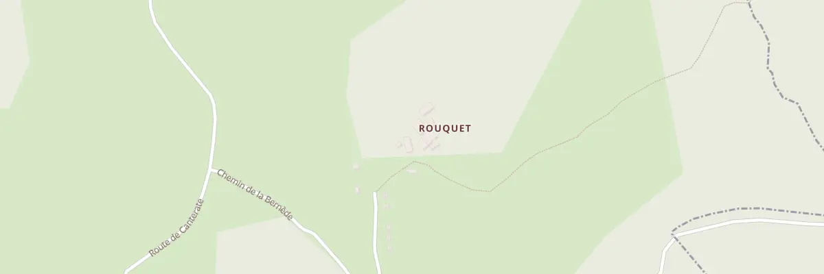 Plan du 16 Rouquet à Montbel
