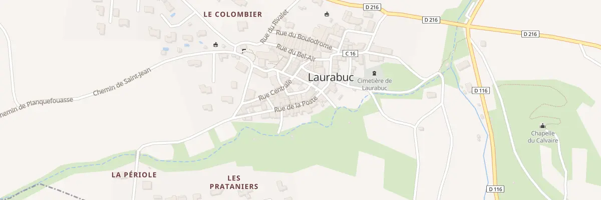 Plan du 33 Le Village à Laurabuc