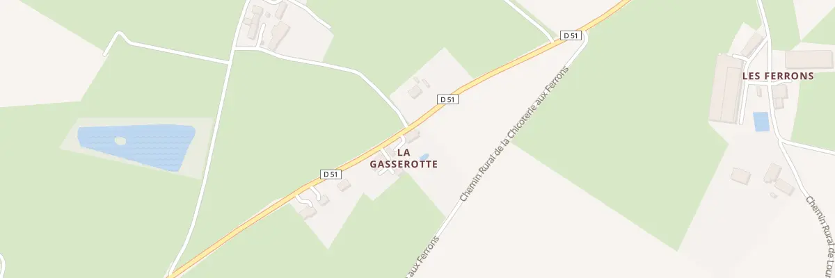 Plan du 5077 La Gasserotte à Nohant-Vic