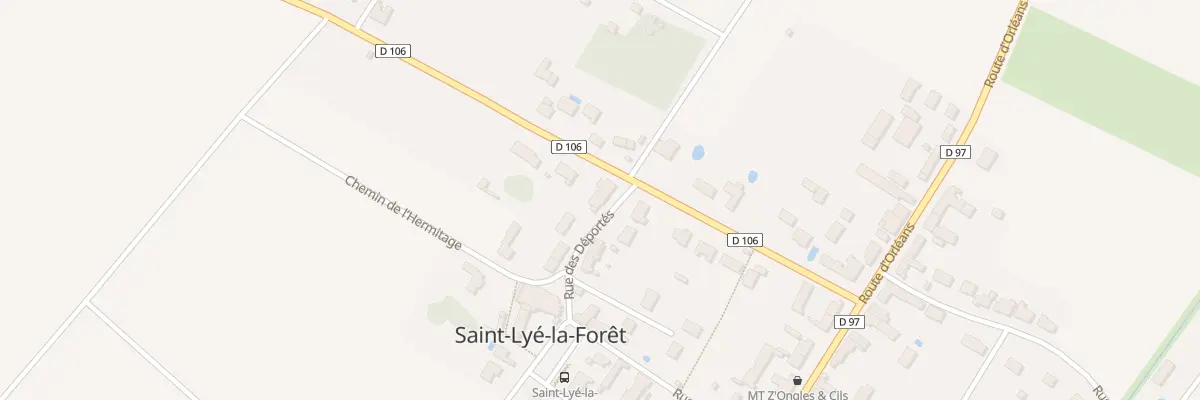 Plan du 287 Rue des Déportés à Saint-Lyé-la-Forêt