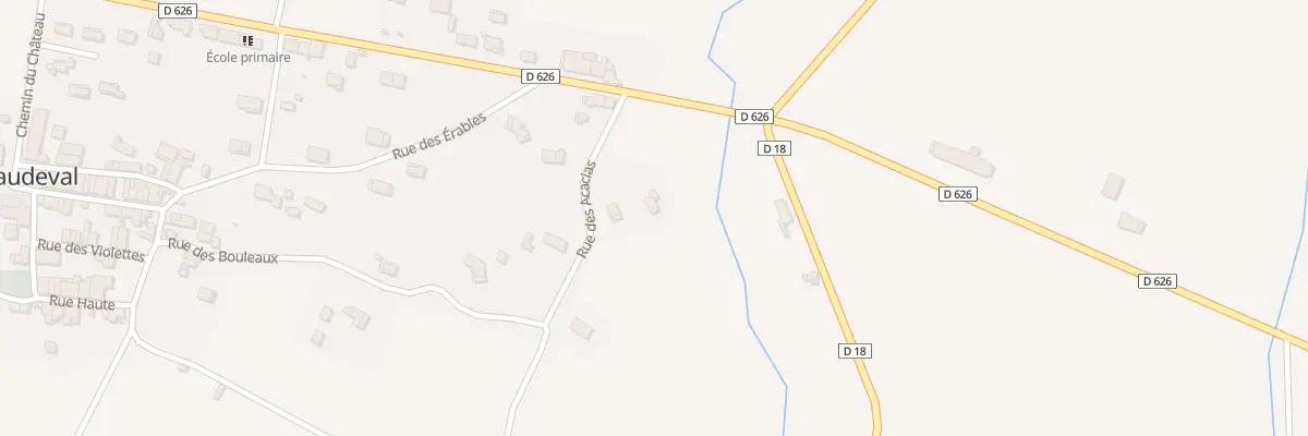 Plan du 5000 Rue des Acacias à Val de Lambronne