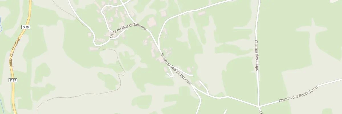 Plan du 985 Mas de Jammes à La Rouquette