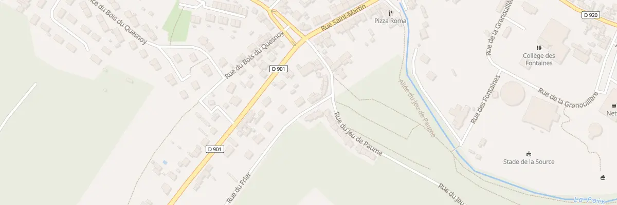 Plan du 8 Rue du Frier à Poix-de-Picardie
