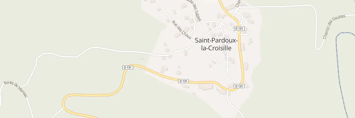 Plan du 173 Che de Combe Grande à Saint-Pardoux-la-Croisille