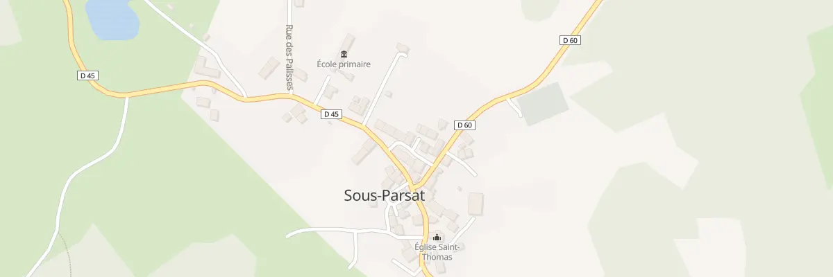 Plan du 8 Rue des Faurettes à Sous-Parsat