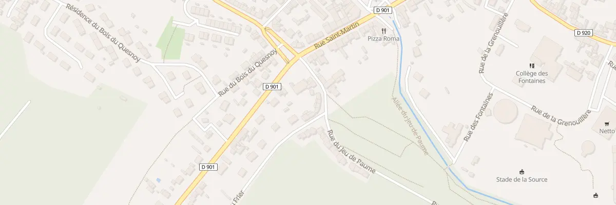 Plan du 6 Rue du Jeu de Paume à Poix-de-Picardie
