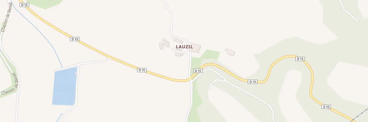 Plan de Lauzil à Laurac