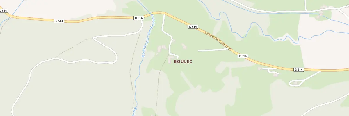 Plan du 5134 Boulec à Monteils