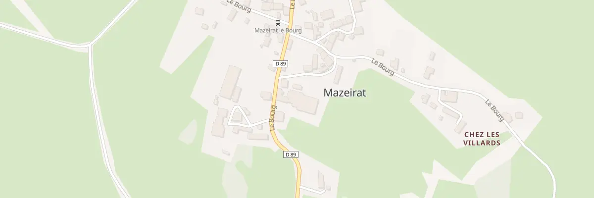Plan du 5119 Le Bourg à Mazeirat