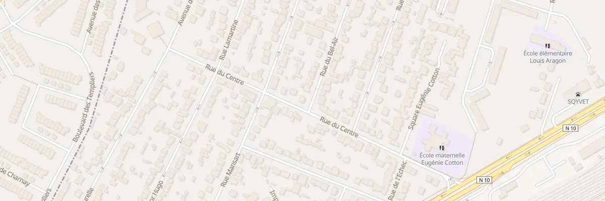 Plan du 38 Rue du Bel Air à Trappes