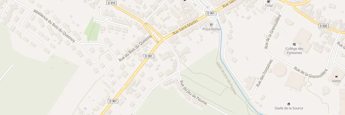 Plan du 4 Rue du Jeu de Paume à Poix-de-Picardie