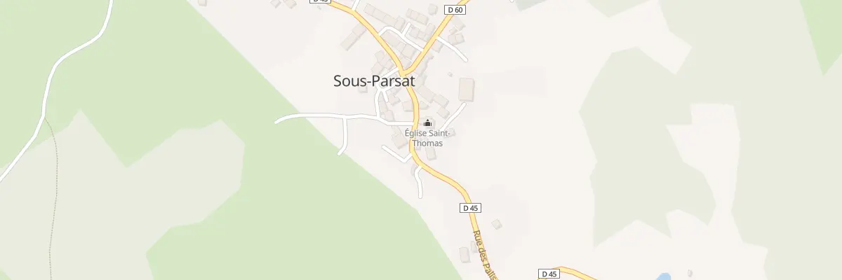 Plan du 5097 Le Bourg à Sous-Parsat