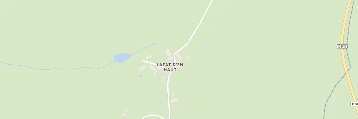 Plan du 6 Lafat d’En Haut à Nouziers