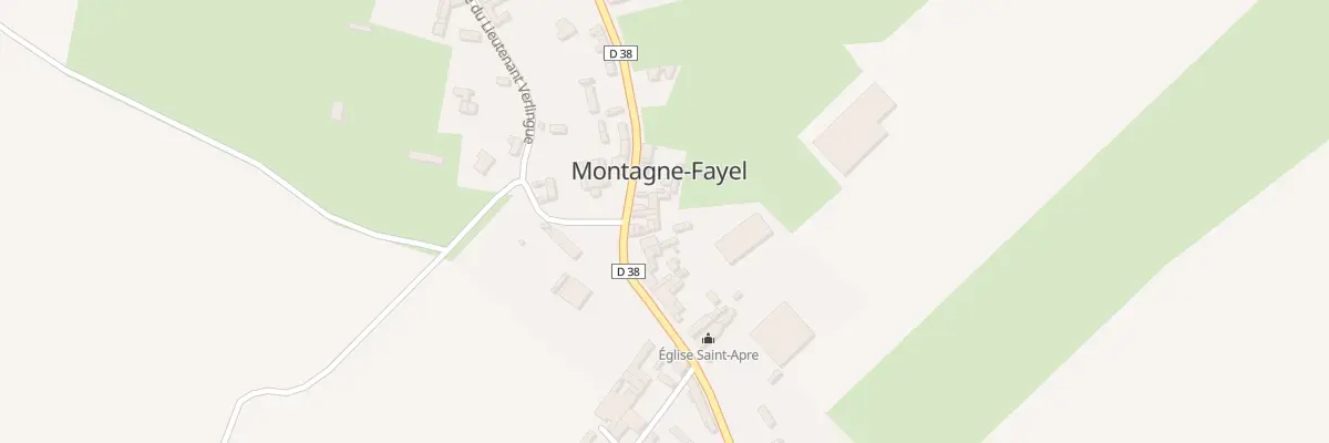 Plan du 31 Rue du Maréchal Leclerc à Montagne-Fayel