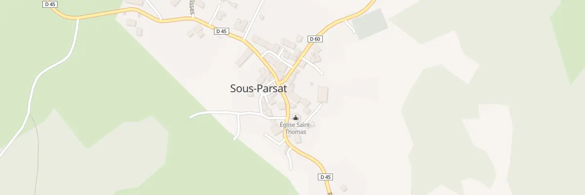 Plan du 10 Rue des Palisses à Sous-Parsat
