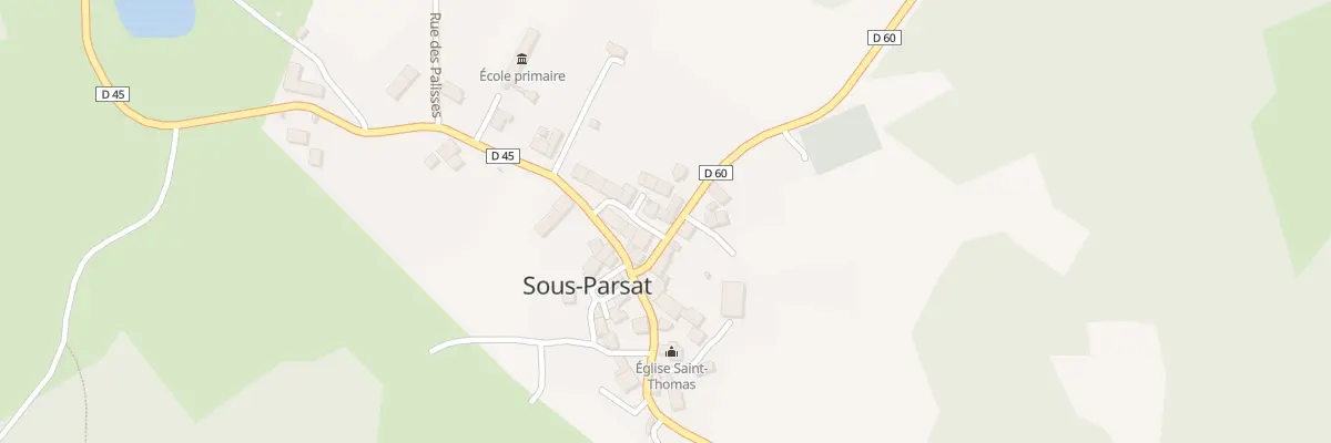 Plan du 5091 Le Bourg à Sous-Parsat
