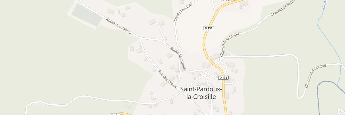 Plan du 284 Rue des Chaux à Saint-Pardoux-la-Croisille