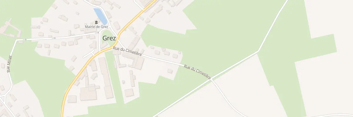 Plan du 13 Rue du Cimetière à Grez
