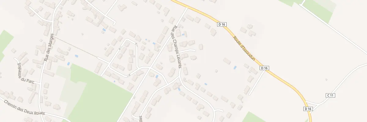 Plan du 17 Rue des Champs Levants aux Bordes