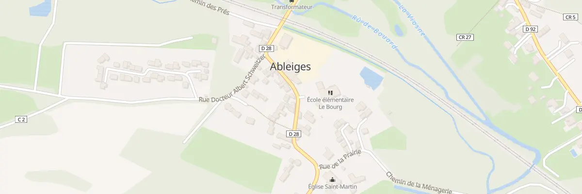 Plan du 12 Rue Gilles de Maupeou à Ableiges