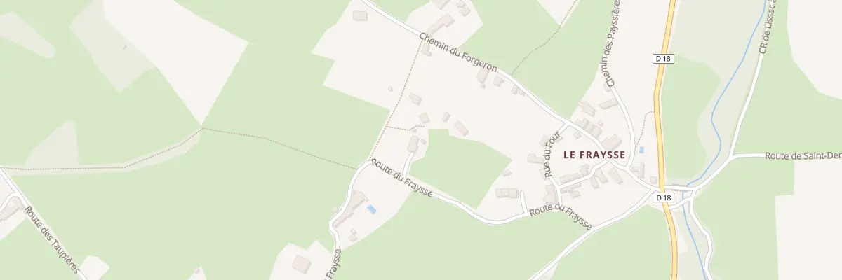 Plan du 260 Rte du Fraysse à Lissac-et-Mouret