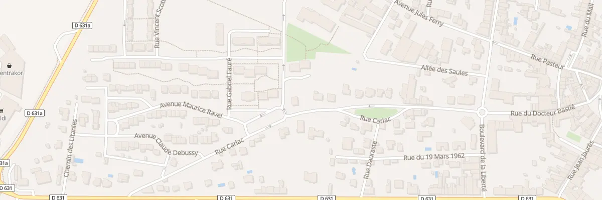 Plan du 26 Rue Carlac à Graulhet