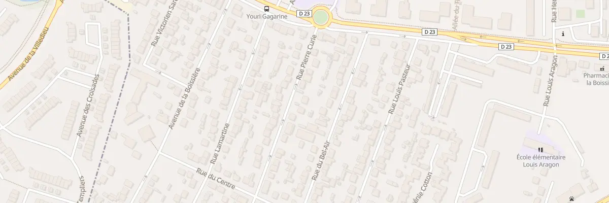 Plan du 11 Rue Pierre Curie à Trappes
