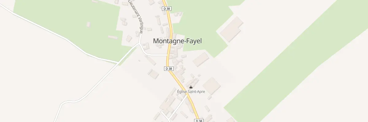 Plan du 27 Rue du Maréchal Leclerc à Montagne-Fayel